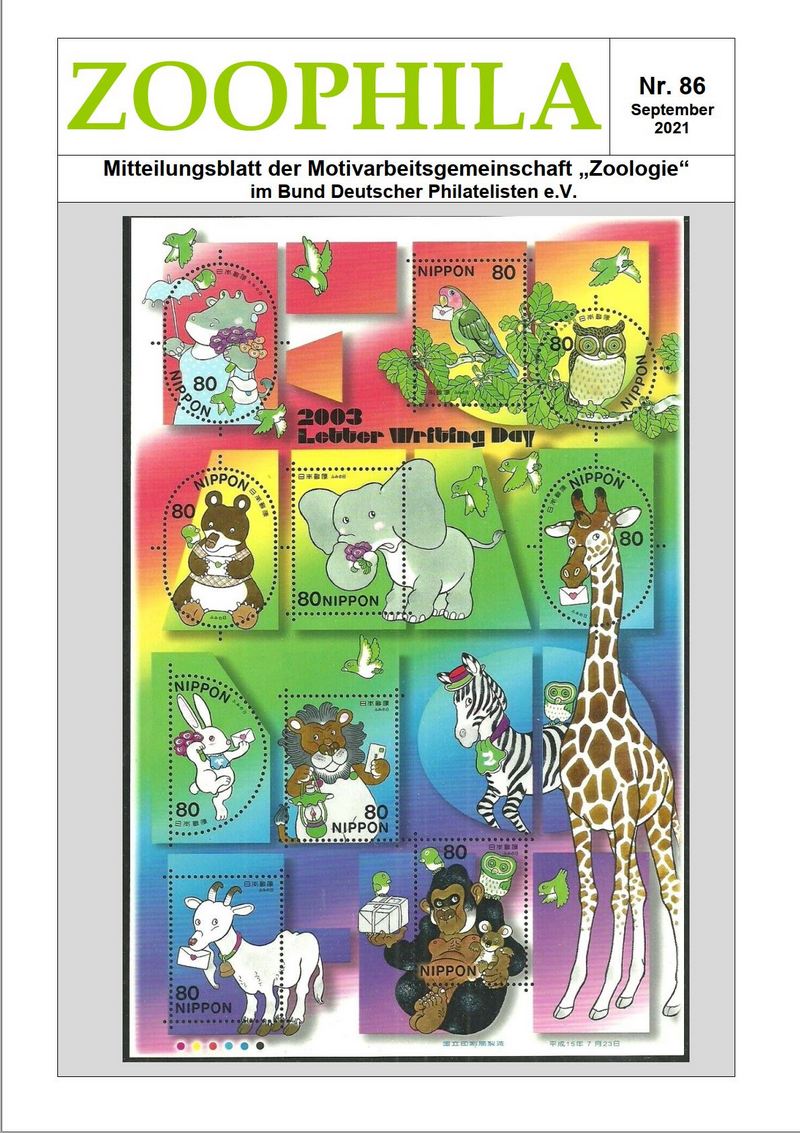 Titelbild Zoophila 86